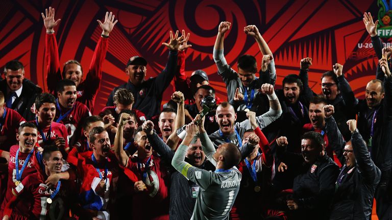 Seven of Serbia's U20 World Cup-winning side are included in the 27-man preliminary squad for Russia
