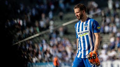Image of Marvin Plattenhardt in action for Hertha Berlin