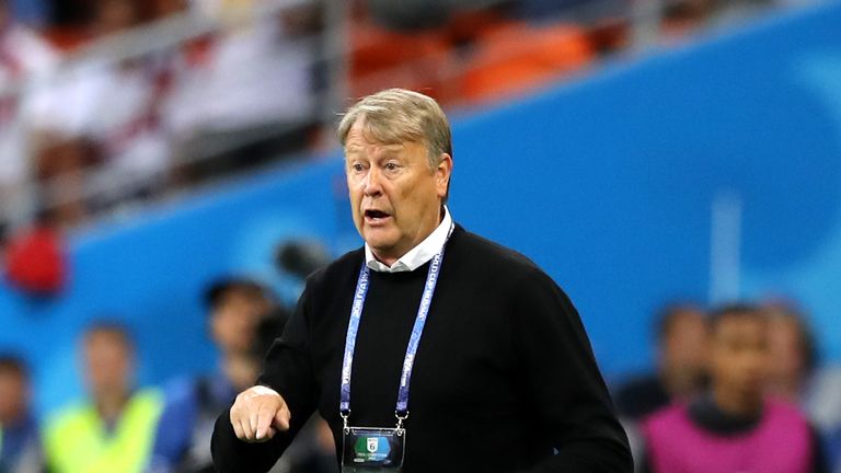 Age Hareide has been stood down from his role as Denmark boss