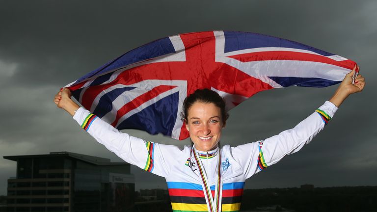 Lizzie Armitstead was crowned women's road race world champion in 2015