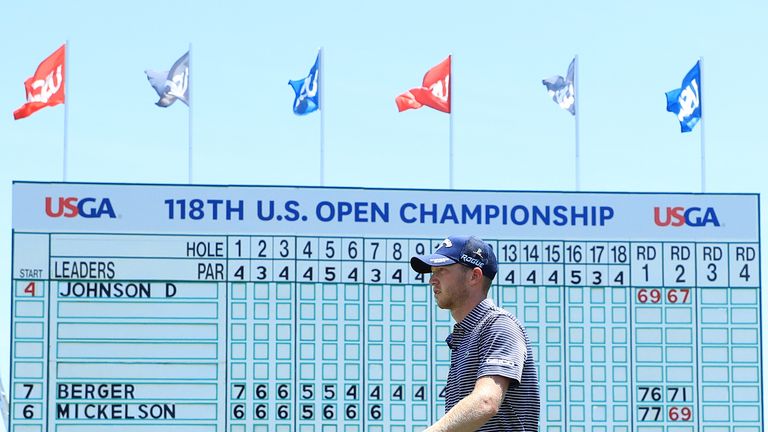 Daniel Berger went from T-45 to a share of the lead after a 66
