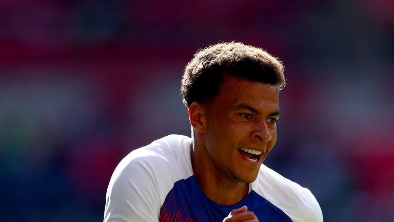 Dele Alli started England's 2-1 win over Nigeria on Saturday