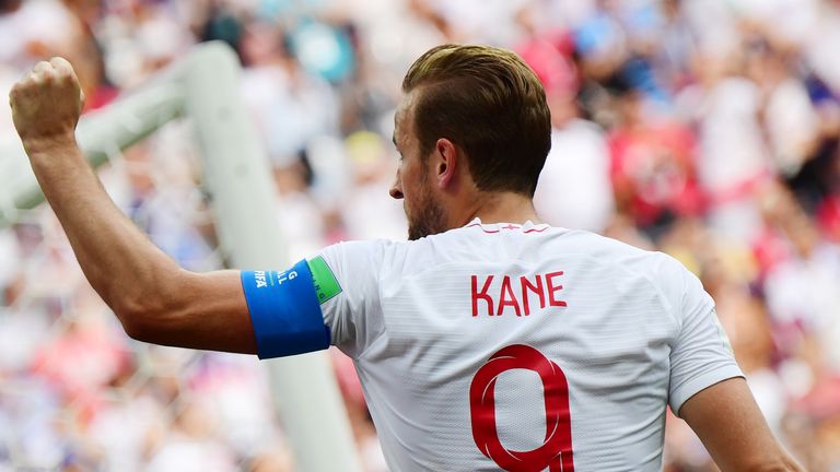 Harry Kane scored a hat-trick against Panama