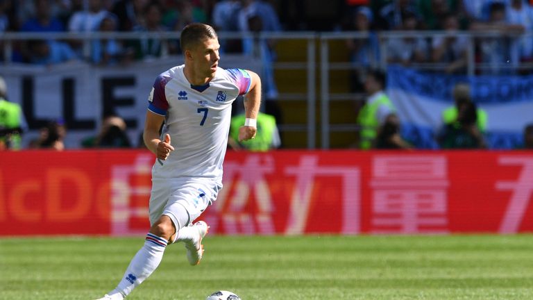 Johann Berg Gudmundsson suffered the injury in Iceland's World Cup opening draw against Argentina