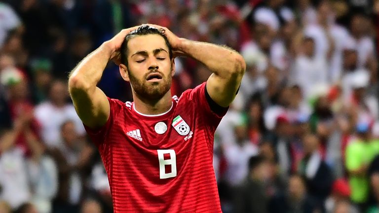 Iran had a goal ruled out after a VAR intervention
