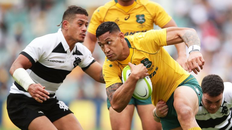 Will Israel Folau find the try-scoring form he showed in 2017?