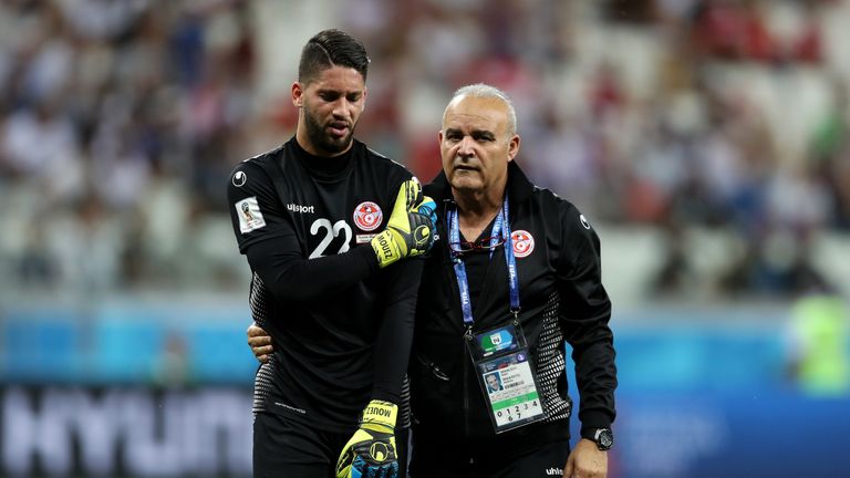 Mouez Hassen will play no further part at the 2018 World Cup