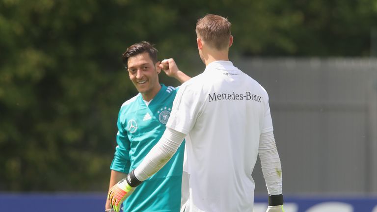 Manuel Neuer and Mesut Ozil look set to play in Germany's World Cup opener