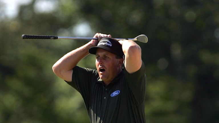 Phil Mickelson was critical of the 'carnival golf' on the final day in 2004