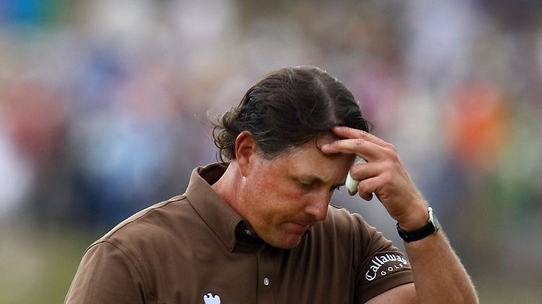 There was more Bethpage misery for Mickelson in 2009