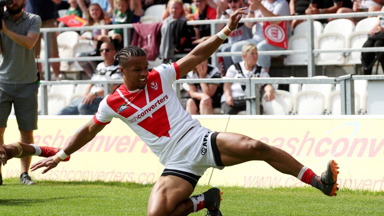 Regan Grace stormed over for two tries as Hull couldn't live with St Helens in the early stages