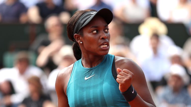 Sloane Stephens reached the final at Roland Garros last year