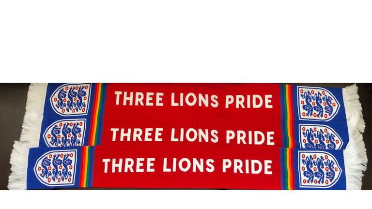 White hopes people around the world will see pictures of the group's scarves and banner in Russian stadiums