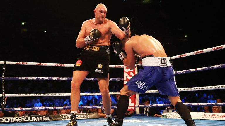 Tyson Fury will continue his comeback next month