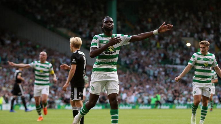 Celtic striker Odsonne Edouard signed permanently from PSG over the summer for a club record transfer fee