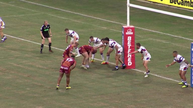 Highlights of the Giants' comprehensive Super League victory over Trinity