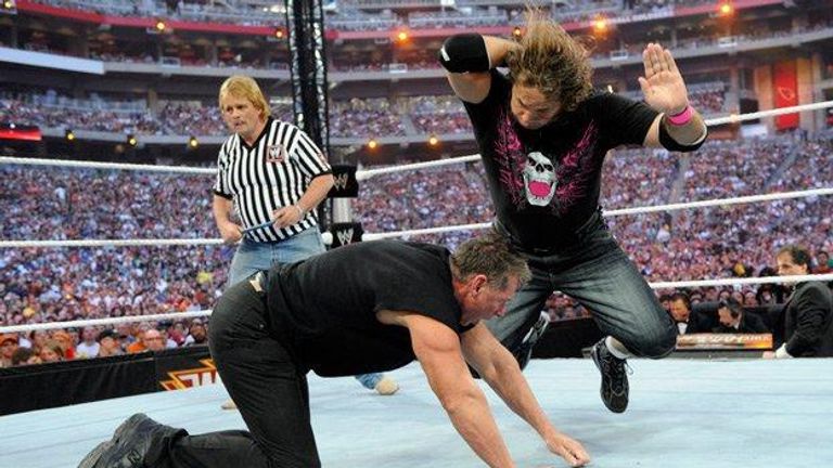 Bret Hart came back in 2010 with a match against Vince McMahon at Wrestlemania XXVI.
