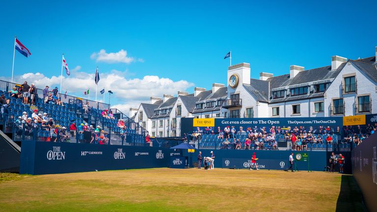 The first tee at Carnoustie