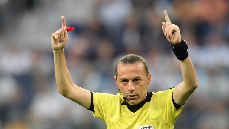 Cuneyt Cakir has taken charge of five previous England matches