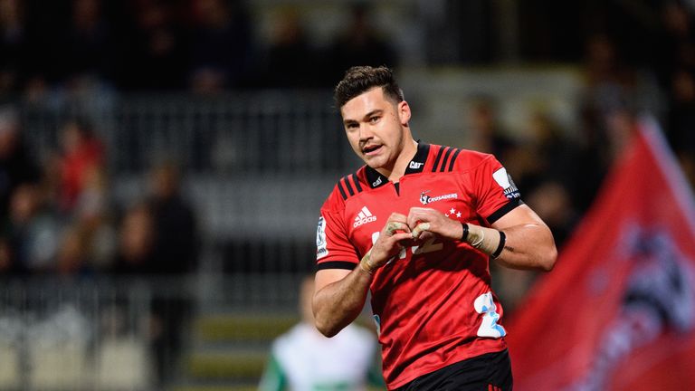 David Havili scored one of two early tries to help Crusaders to victory