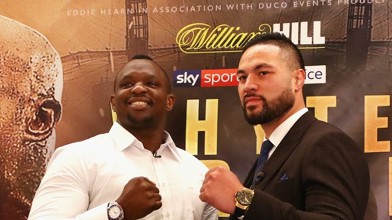Dillian Whyte and Joseph Parker go toe to toe in London on Saturday