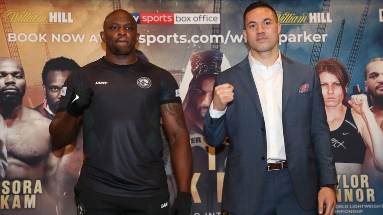 Dillian Whyte and Joseph Parker meet at The O2 on July 28
