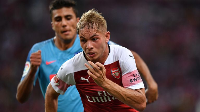 Emile Smith Rowe impressed against Atletico Madrid