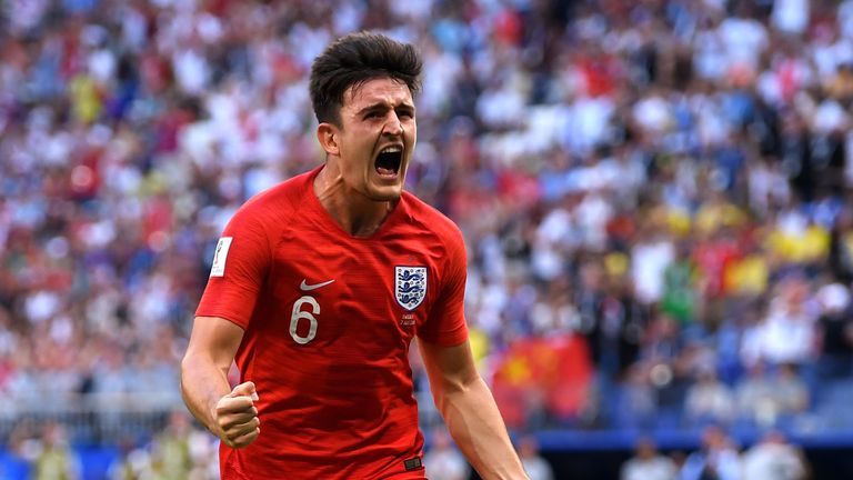 Harry Maguire shone for his country at last summer's World Cup in Russia