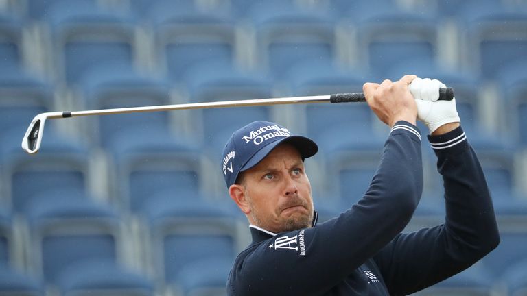 Henrik Stenson was joint-35th at Carnoustie