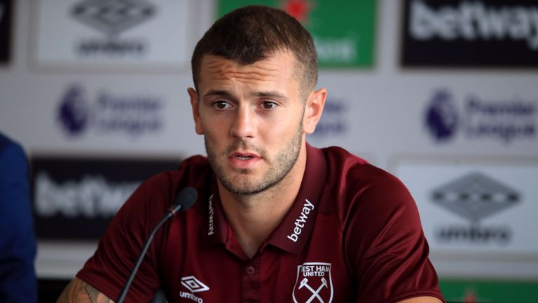 West Ham's new signing Jack Wilshere spoke to the media at Tuesday's press conference
