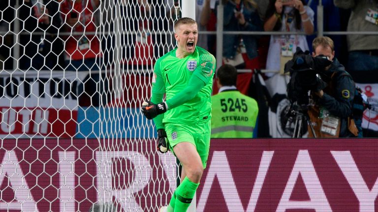 Jordan Pickford kept his cool in the penalty shootout with Colombia