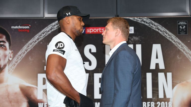 Joshua insists he will stand and trade punches with Povetkin