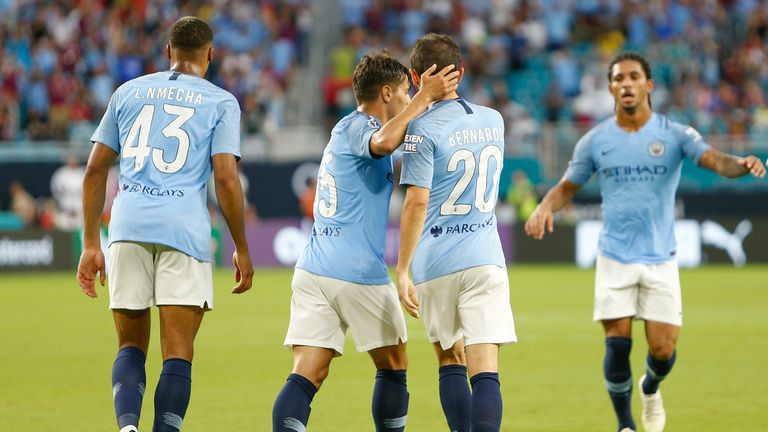 Silva replaced Mahrez in the 27th minute