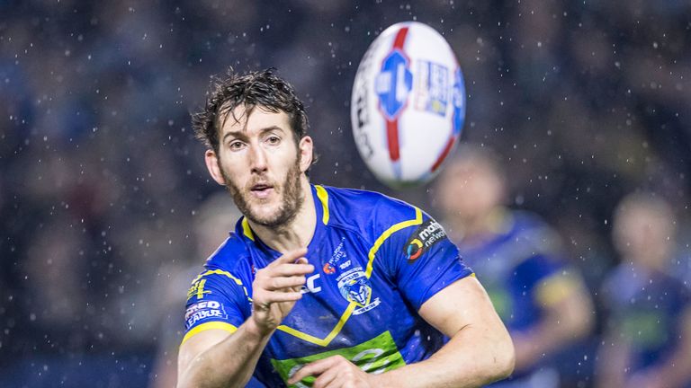 Stefan Ratchford scored Warrington's only try at the DW Stadium