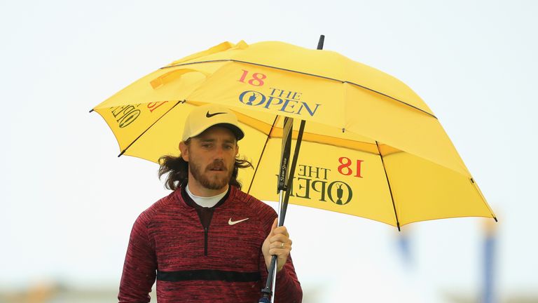 Fleetwood was the first player to hand in a bogey-free card at Carnoustie