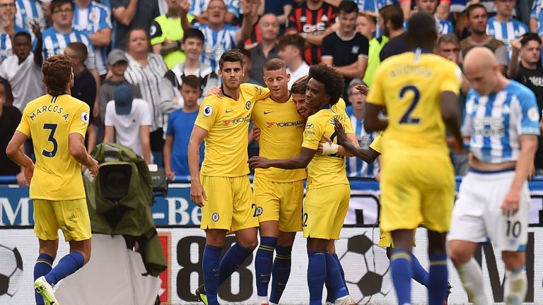 Chelsea beat Huddersfield 3-0 on Saturday