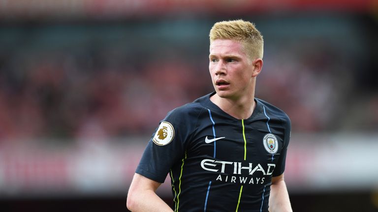 Kevin De Bruyne injured his knee in training