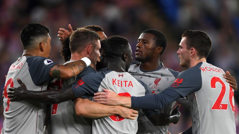 Liverpool beat Crystal Palace at Selhurst Park