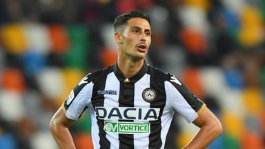 Udinese midfielder Rolando Mandragora