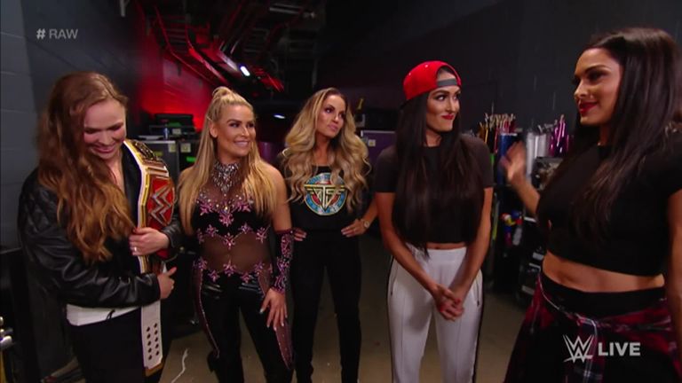 Wwe Raw Bella Twins Return To Ring To Face Riott Squad Wwe News