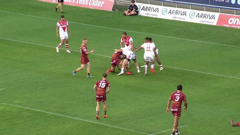 Huddersfield beat St Helens in their first Super 8s outing