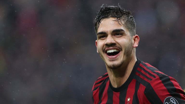 Andre Silva scored ten goals for AC Milan last season