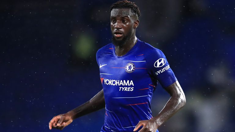 Tiemoue Bakayoko is on loan at AC Milan from Chelsea