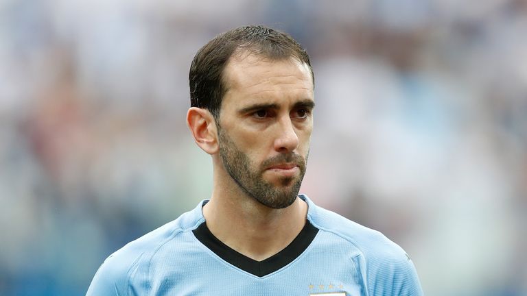 Godin captained Uruguay to this summer's World Cup quarter-finals