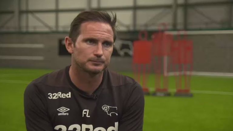 Lampard says Derby's playing style will match his own from his playing career