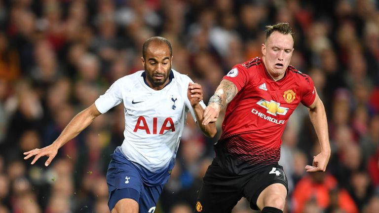 Phil Jones struggled to contain Lucas Moura