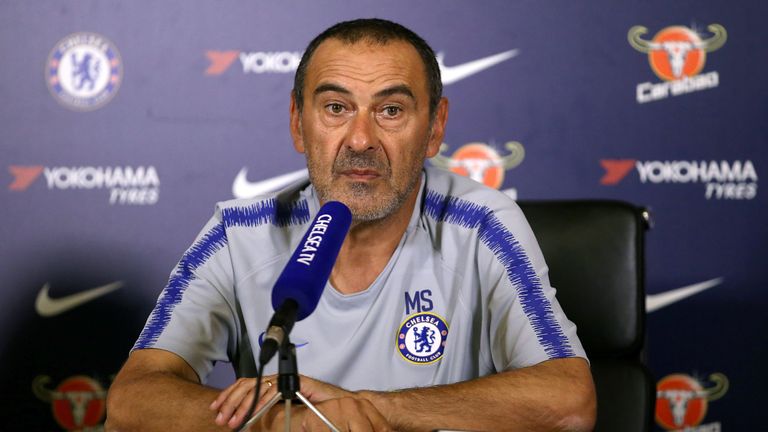 Maurizio Sarri rates Kepa as a "very, very good" goalkeeper