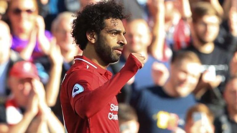 Salah broke the record for the most Premier League goals in a 38-game season, netting 32 times
