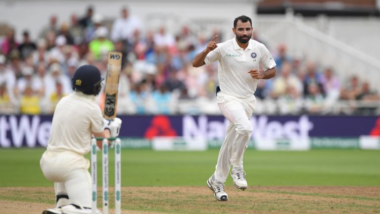 Mohammed Shami es el tercer mejor jugador de wicket en los partidos de prueba en 2019