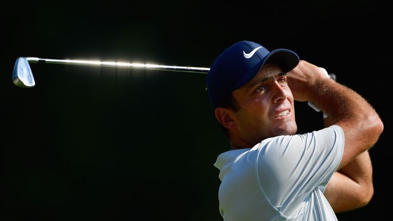 Open champion Francesco Molinari is just five off the lead